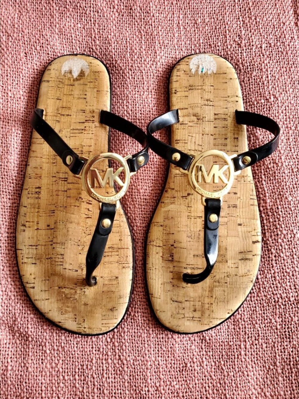 Michael Kors Black Sandles (Size 8M)